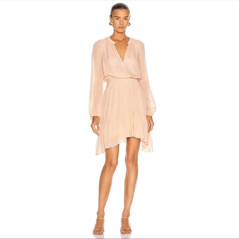 A.L.C. | NWT Sidney Silk Long Sleeve Mini Dress